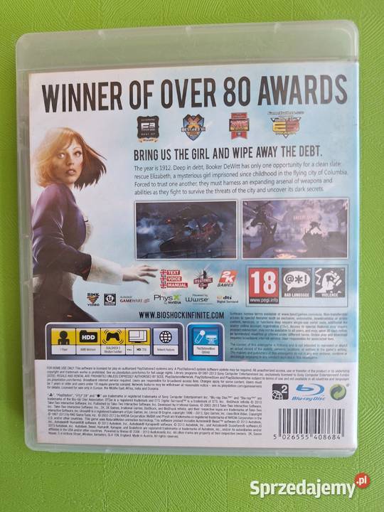 Gra BioShock Infinite na konsolę PlayStation 3 Gry na konsole mazowieckie Warszawa