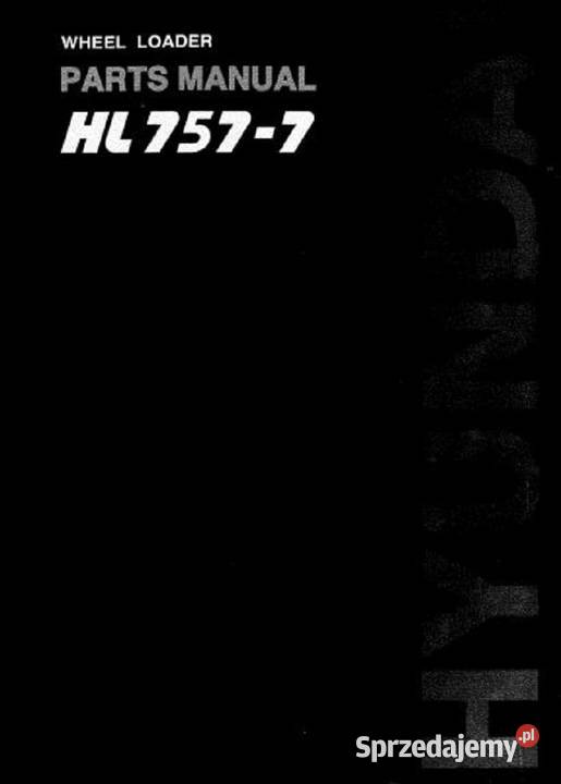 Hyundai HL7577 ładowarka katalog części świętokrzyskie Kielce sprzedam