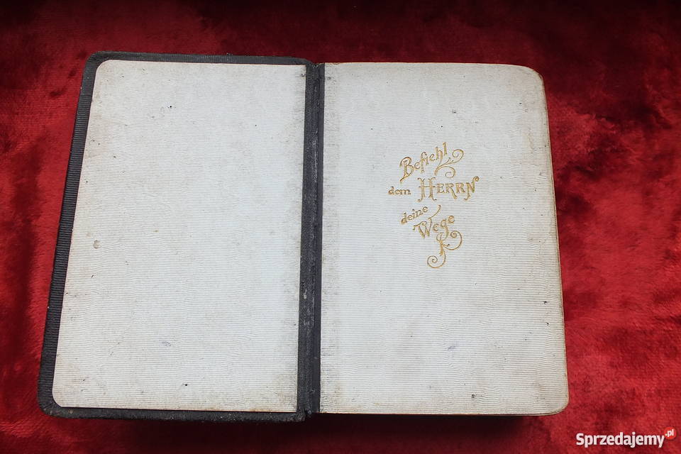 Oryginalny stary modlitewnik z 1920 roku Żary