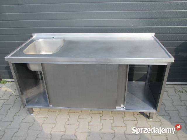 Zlew Gastronomiczny 1 Komorowy Drzwi Suwane Ostrów Wielkopolski sprzedam