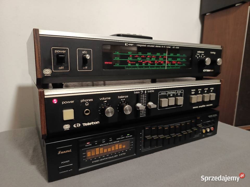 Zestaw Vintage TELETON SANSUI Gdynia