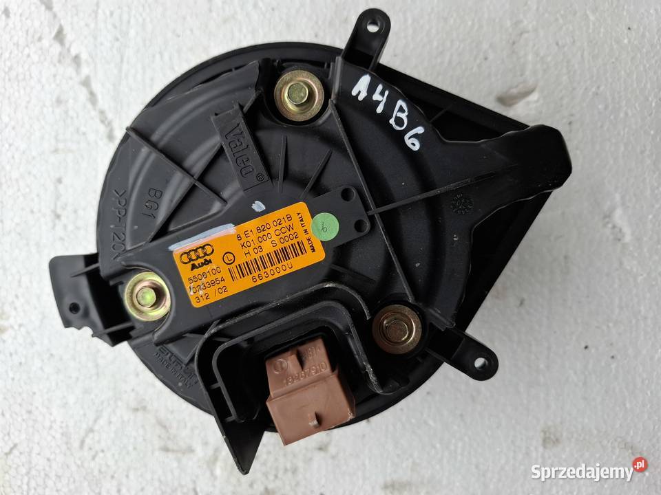 Dmuchawa Wentylator Nawiewu Audi A4 B6 20 osobowe lubelskie Wisznice sprzedam