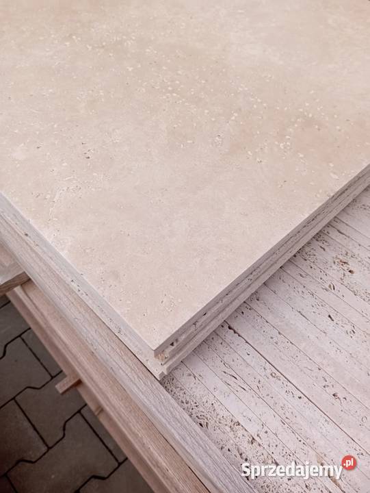 Płytki marmurowe TRAWERTYN 60x60x15 mat Przemyśl