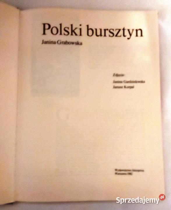 Polski bursztyn książka Rzeszów sprzedam