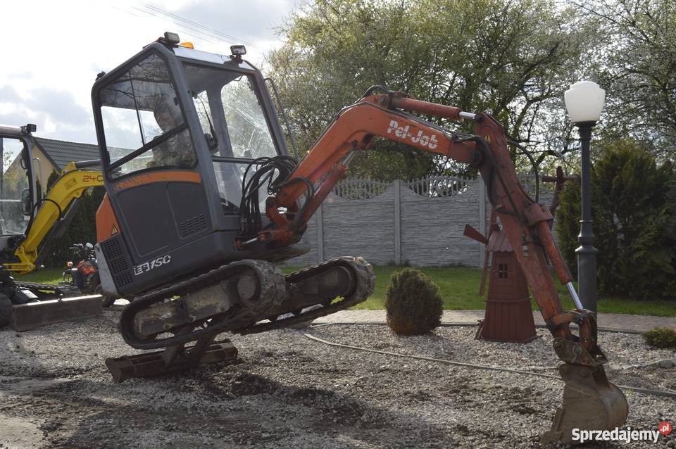 Minikoparka mini koparka PELJOB EB150 BRUTTO 98r Złoczew