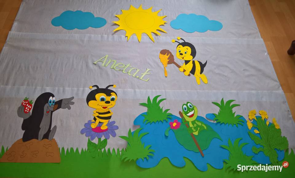 Dekoracje wiosenno letnie z brystolu 504102 444 Garwolin