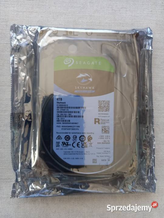 Seagate SkyHawk 4TB SATA III 35 ST4000VX013 NOWY Tomaszów Lubelski