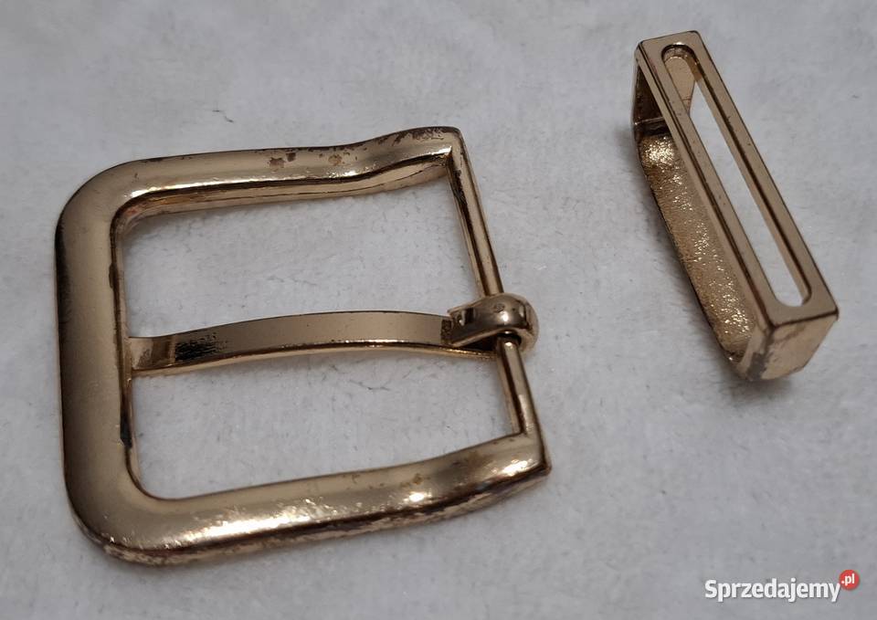 Klamra złota 4x44 szlufka metalowa 29 Czeladź