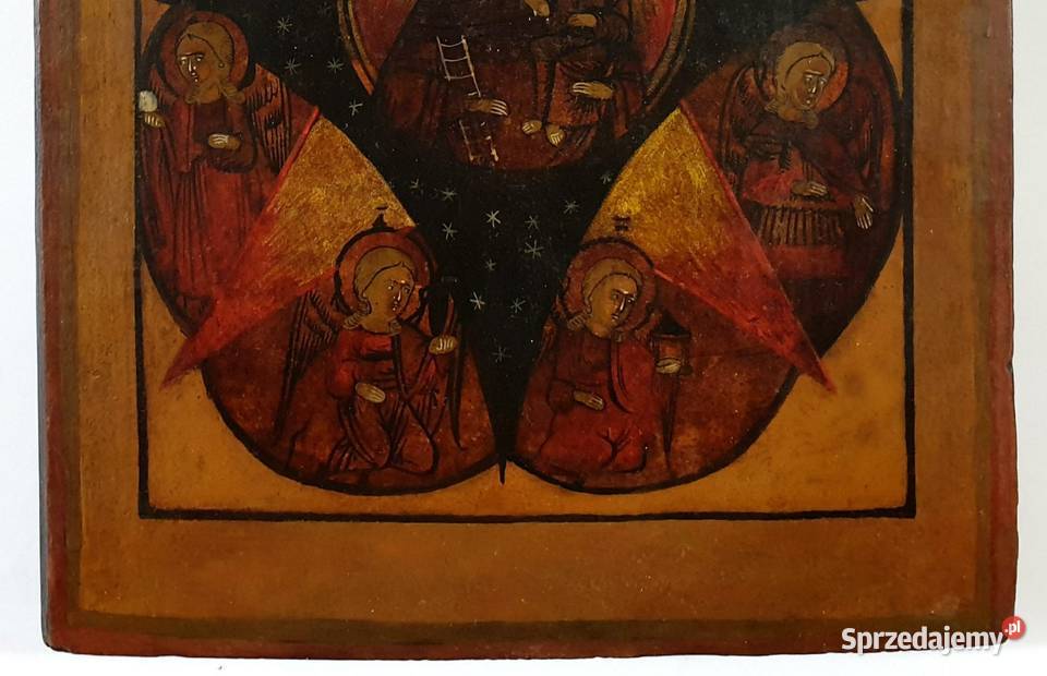 Ikona Matka Boża Gorejący Krzew Rosja XIXw 0178 Warszawa