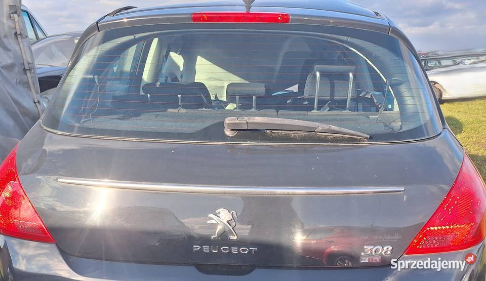 Klapa Tył Bagażnika Peugeot 308 osobowe Wisznice