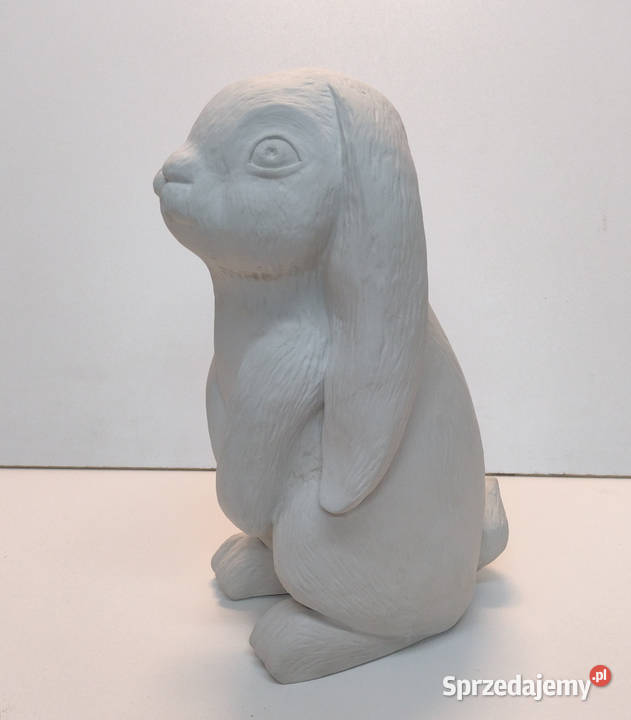 Duży Zając WIELKANOCNY wys29 figura rzeźba kolor mazowieckie Radom