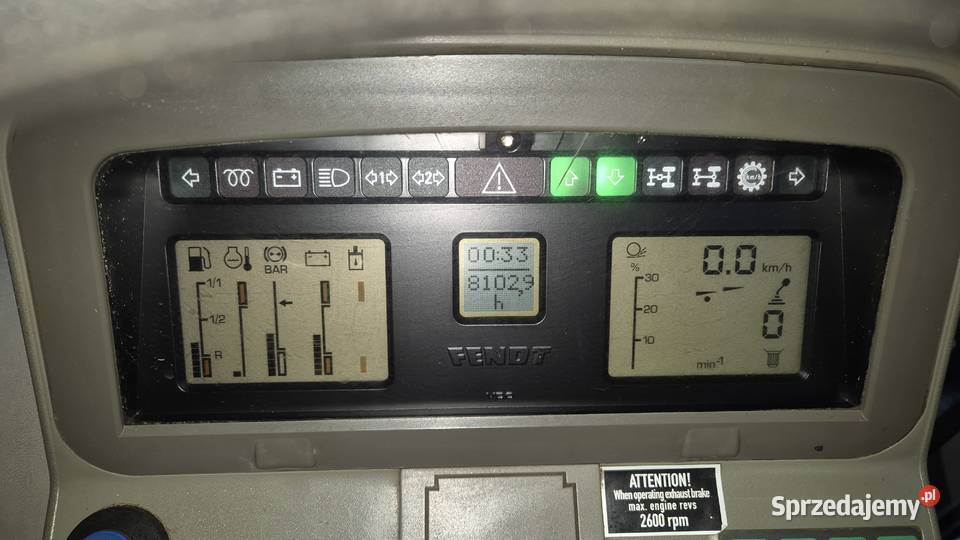 Fendt Vario 818 TMS Przedni Tuz WOM Łączki