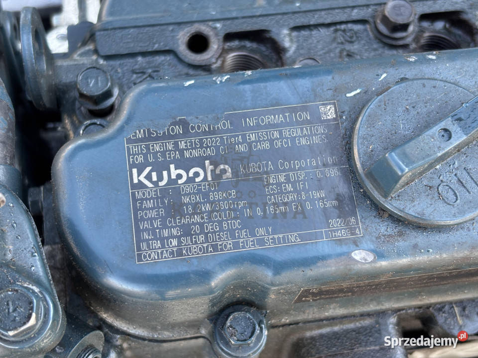 Kubota D902EF01 D902K3A HKBXL898KCB Silnik Pozostałe