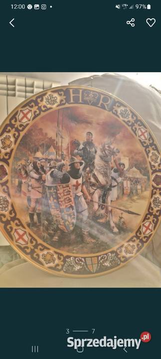 Dwa talerze porcelanowe Anglia Przasnysz