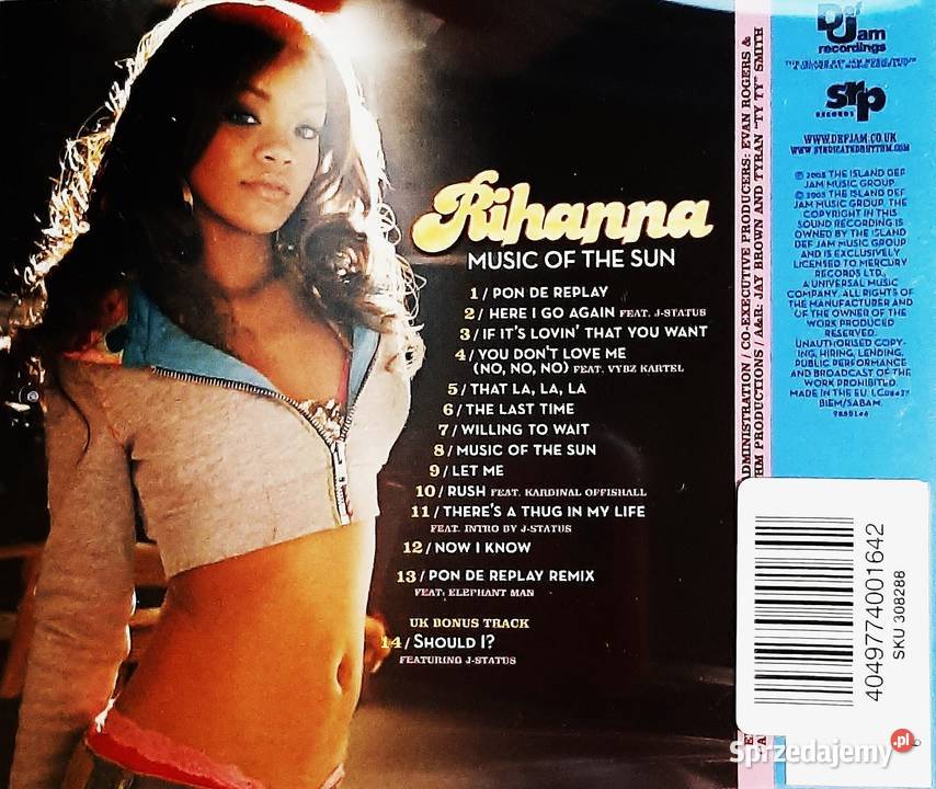 Album CD RIHANNA Album Music Of The Sun Cd Tomaszów Mazowiecki