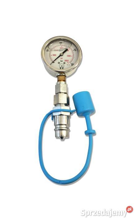 MANOMETR Z KOMPLETEM SZYBKOZŁĄCZY EURO 0400Bar Solec Kujawski