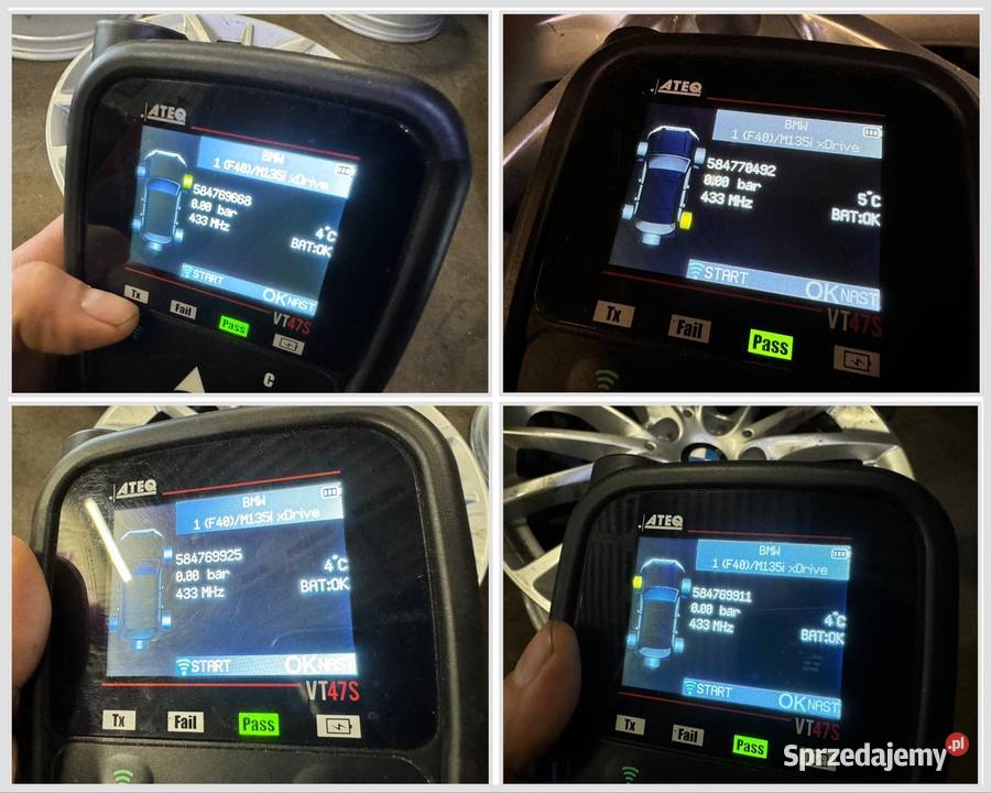 Alufelgi BMW 5x112 17 75J ET 54 TPMS seria 12 Biała Podlaska