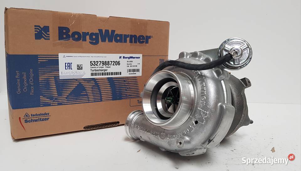 Turbosprężarka BorgWarner KKK 53279887206 ciężarowe Siedlce