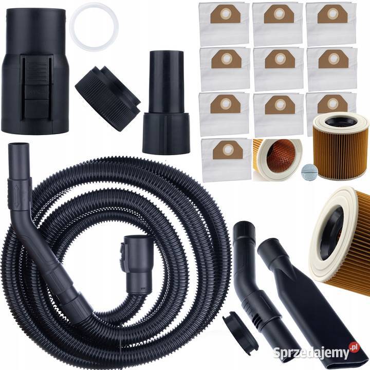 Zestaw 10 Worków i Filtr do Odkurzacza do Krcher Ludźmierz