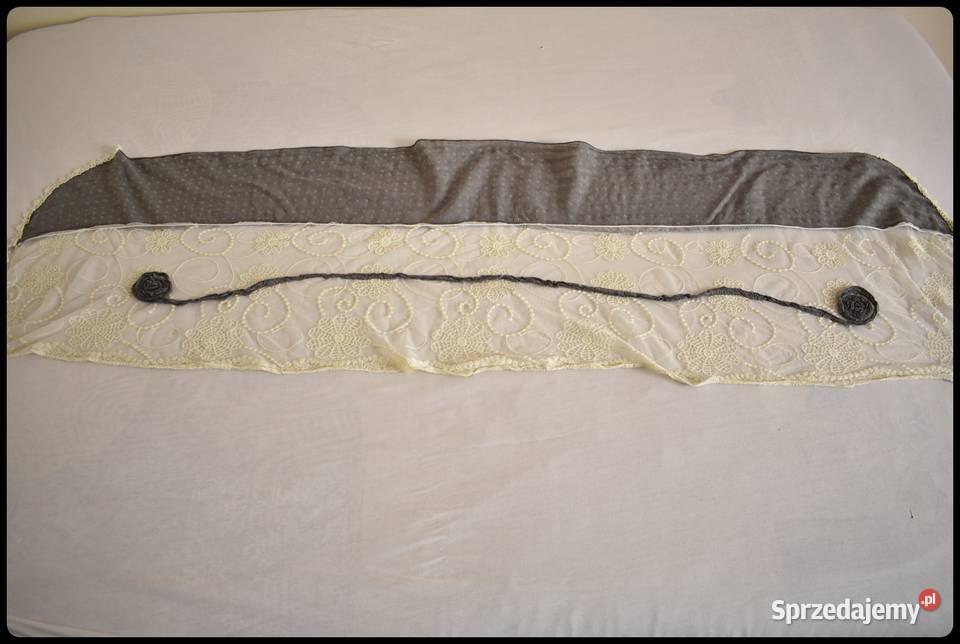 Piękna chusta szal z koronką nietypowa Dla kobiet mazowieckie Płock