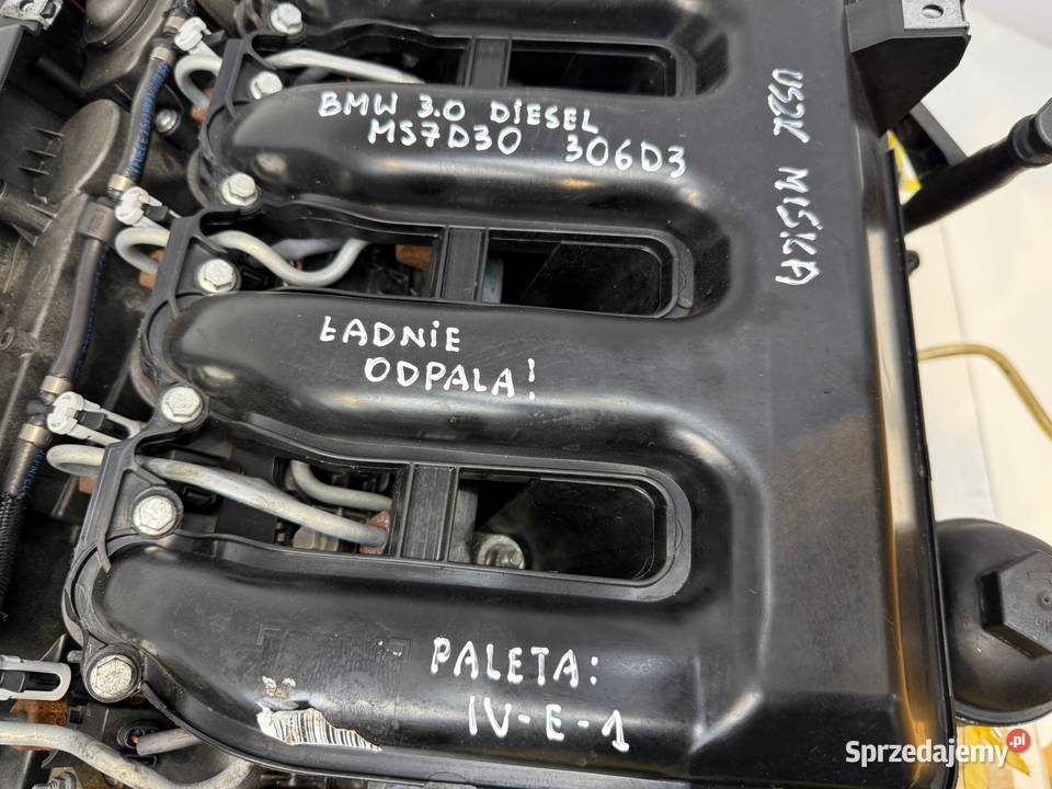 SILNIK M57D30 BMW E60 E61 E90 E91 E65 30 D Silniki kompletne Chełm