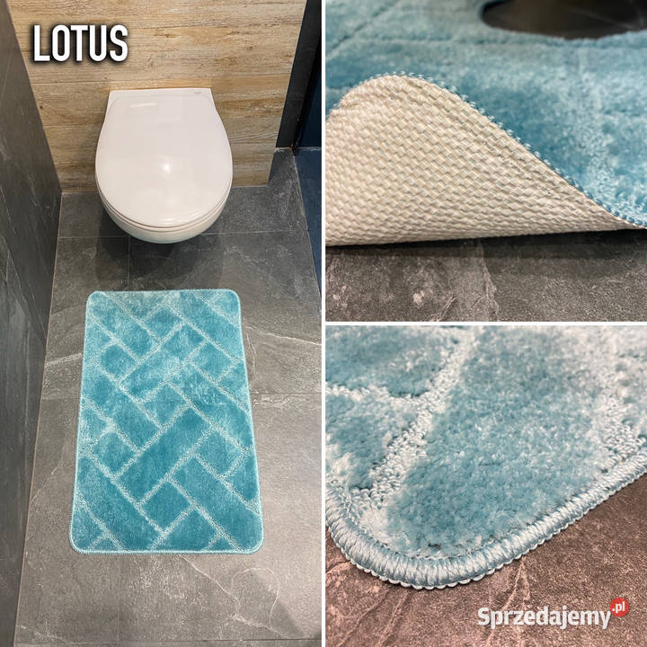 DYWANIK ŁAZIENKOWY 50X80 LOTUS ANTYPOŚLIZOGWY 1 Białystok sprzedam