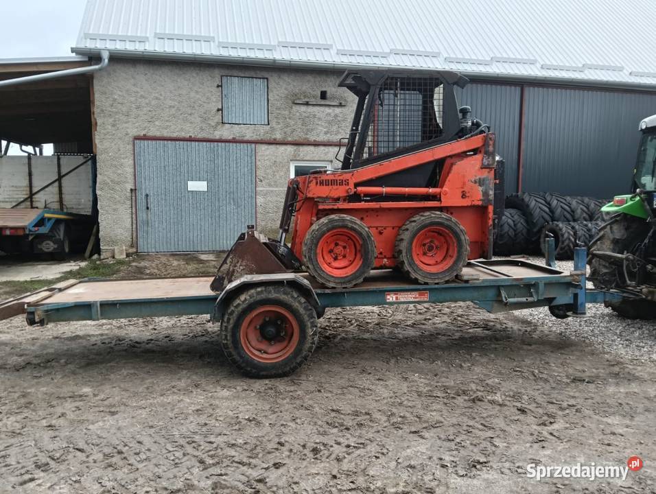 Przyczepa sadownicza z dokumentami solidna DMC warmińsko-mazurskie Sampława