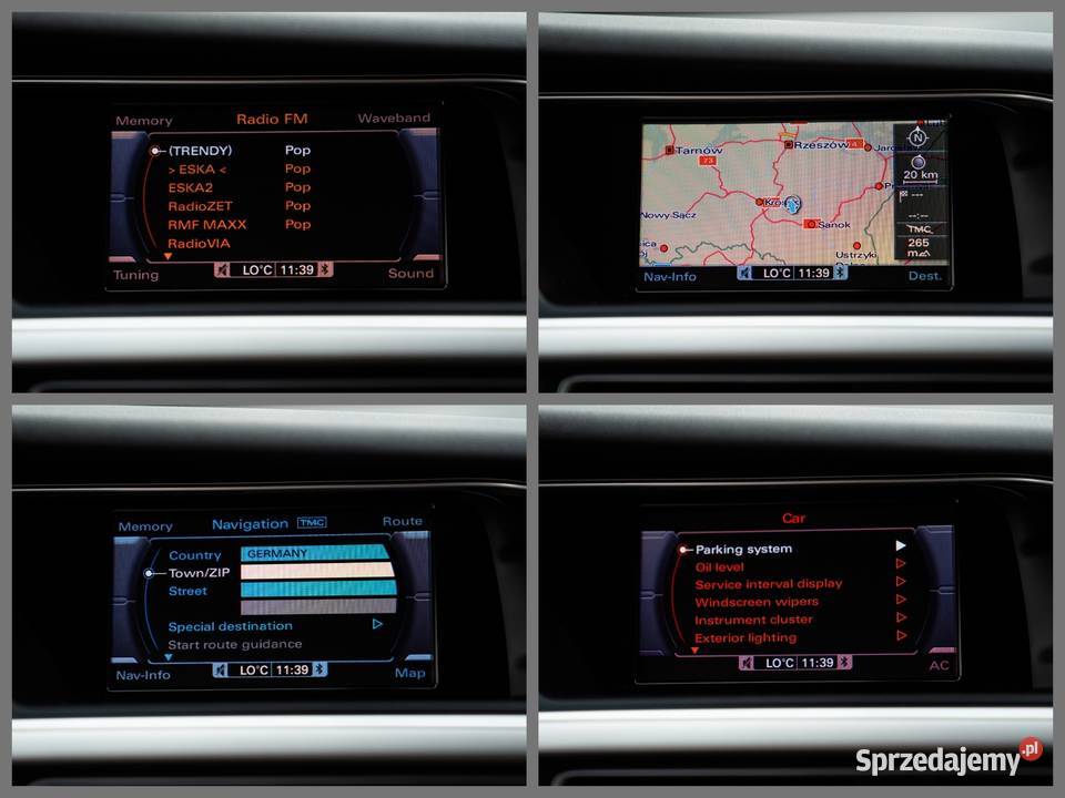 A4FULL SLINE20 TDI143 Bi Xenon Półskóra Czarny Brzozów