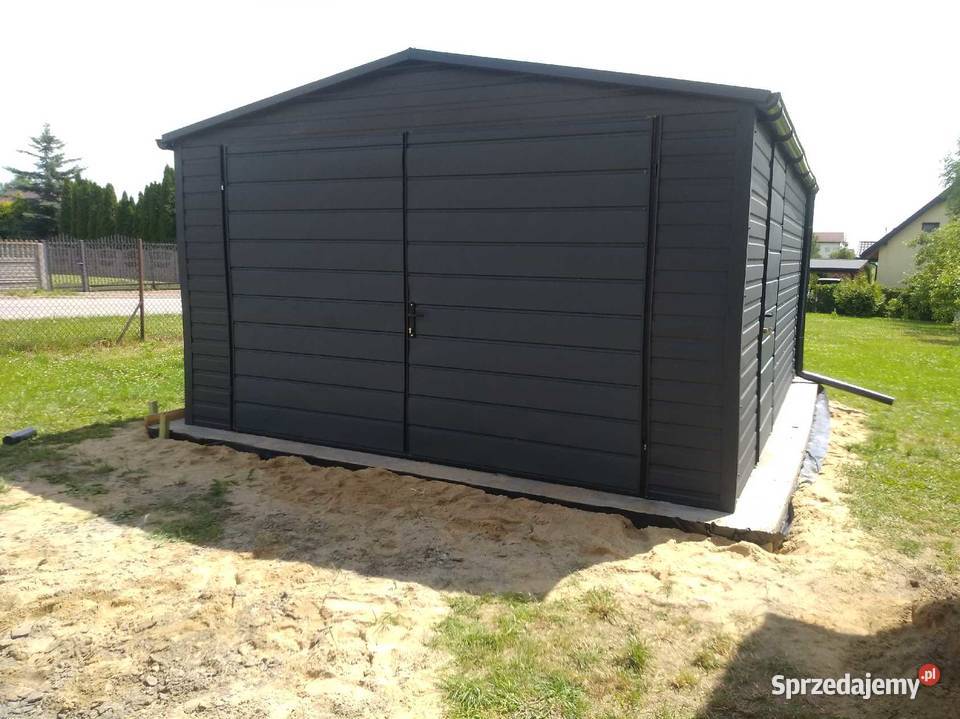 Garaż blaszak dwuspadowy 4x5 Włodzimierzów