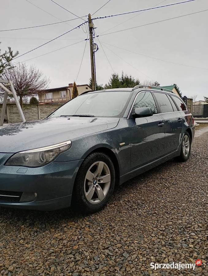 BMW 5 e61 520d 2009r uszkodzona Dębowa Kłoda