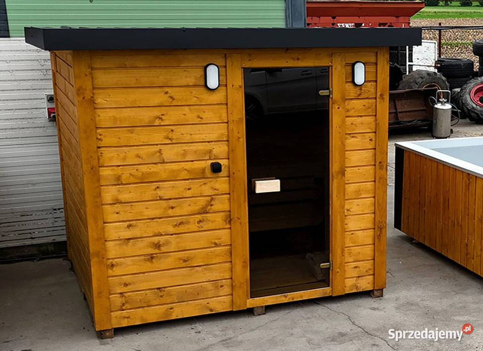 SAUNA OGRODOWA CUBE LUX 220 x 220 ModernHaus Wrocław