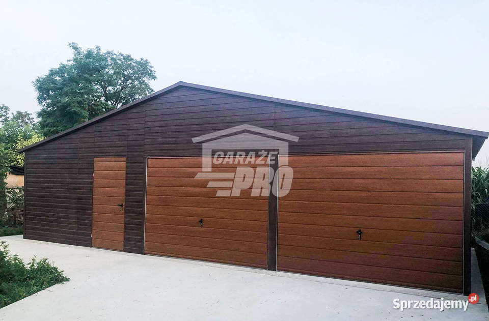Garaż blaszany 10x5 2x Brama drzwi 2x okno GP144 50m2 śląskie