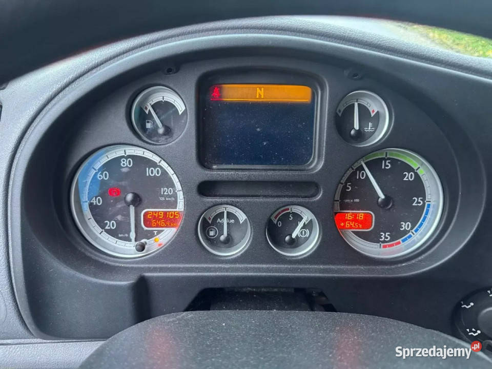 DAF LF 45160 Euro 5 kontener 17 pal winda klapa Samochody ciężarowe