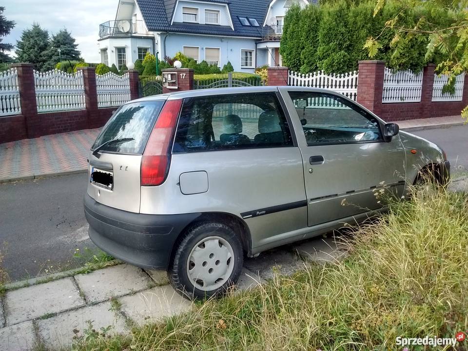 Punto I 1998 srebrny tanio manualna Fiat Opole
