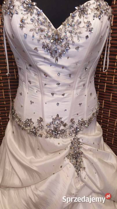 Sprzedam suknię ślubną rozmiar 3640 Odzież ślubna Białystok