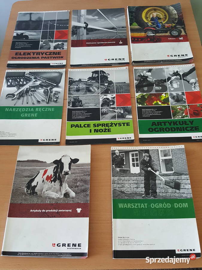 KATALOG części Palce sprężyste i noże Grene Złotniki sprzedam
