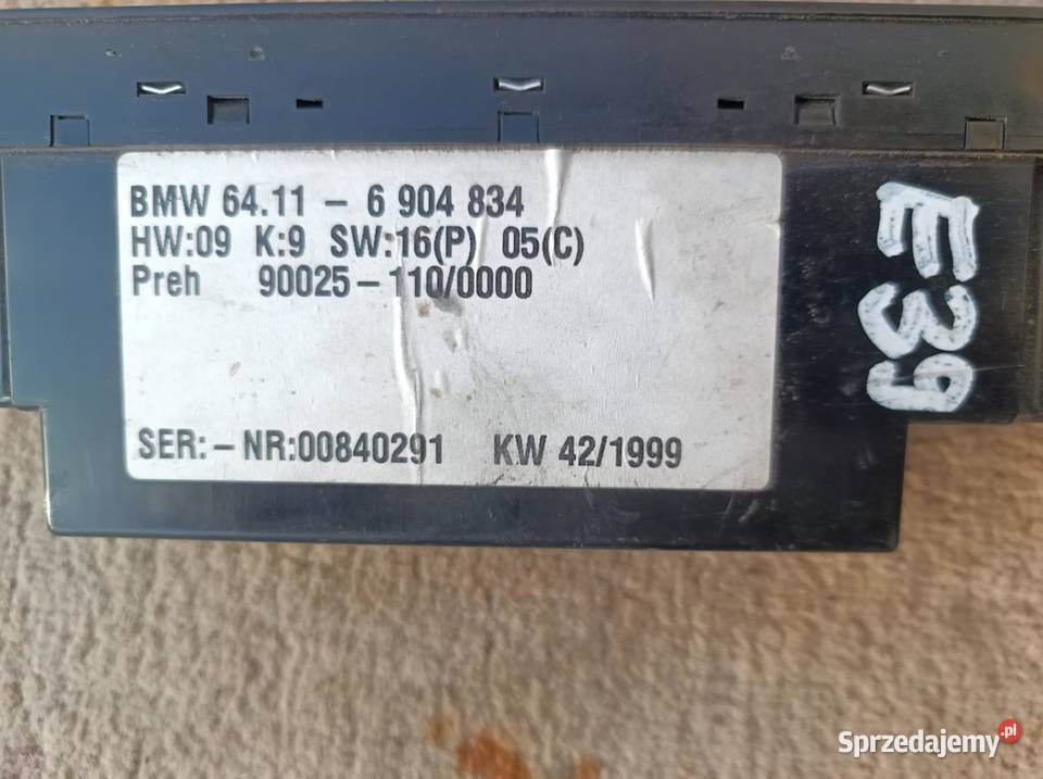 BMW E39 panel klimatyzacji wysyłka AKTUALNE IV Warszawa