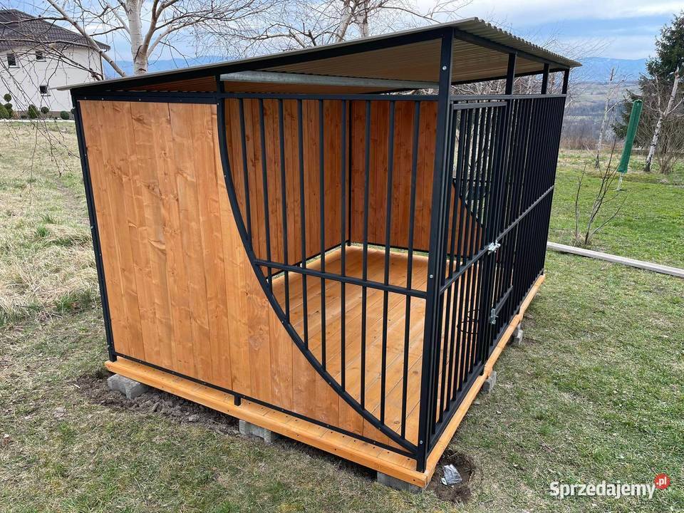 Kojec psa Łezka WZMOCNIONY GROŹNYCH PSÓW Kalisz