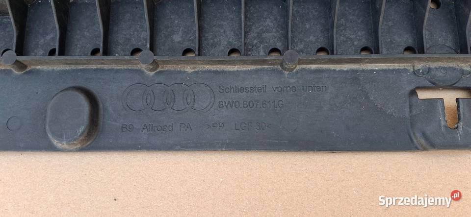 AUDI A4 B3 ALLROAD LIFT OSŁONA PŁYTA POD ZDERZAK Bieleń