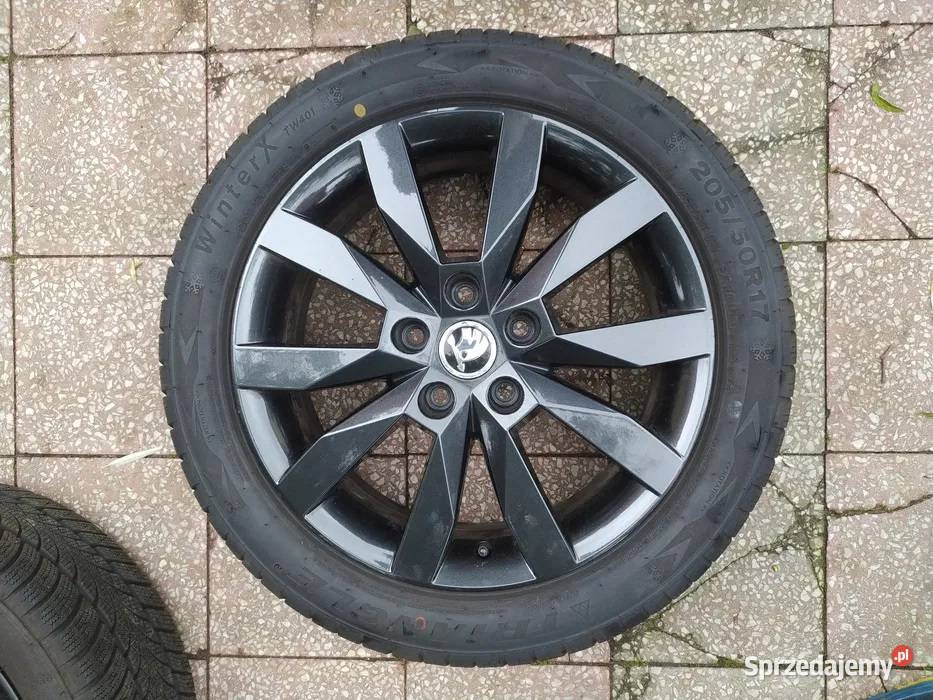 Oryginale felgi Skoda Crystal 17 opony zimowe pomorskie Bytów sprzedam