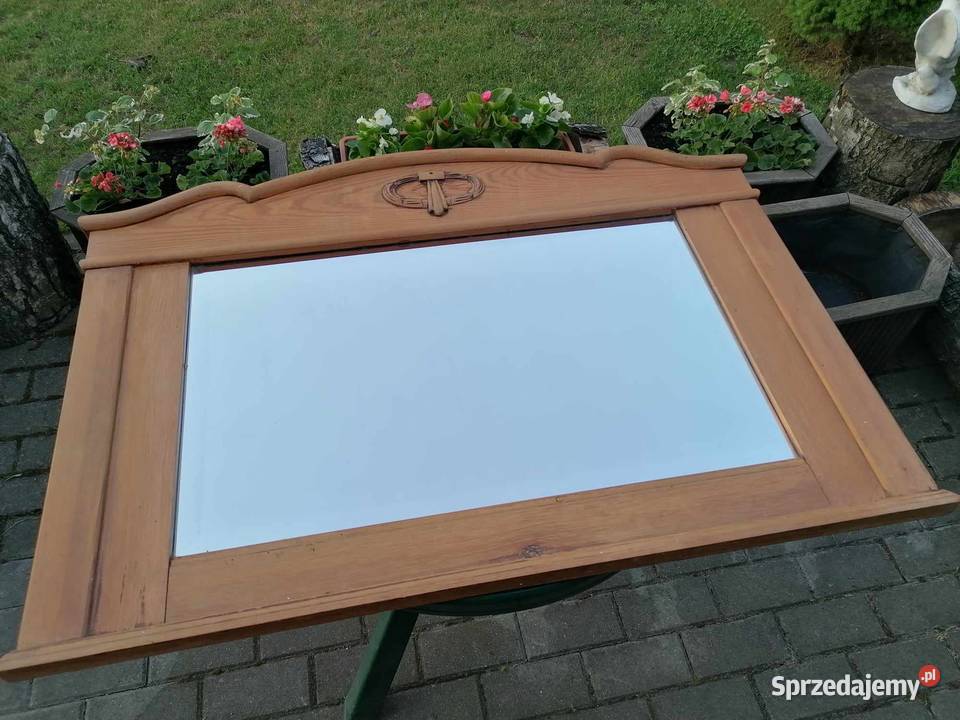 Stylowe Drewniane Lustro Pabianice