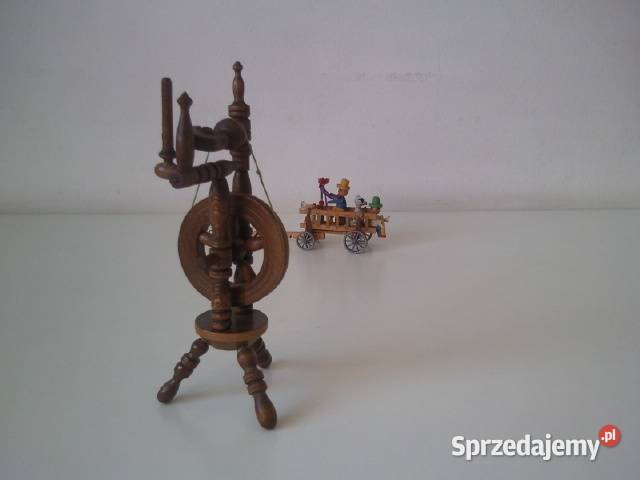 Kołowrotek do lnu mini z przełomu 19 i 20 Wieku Lublin