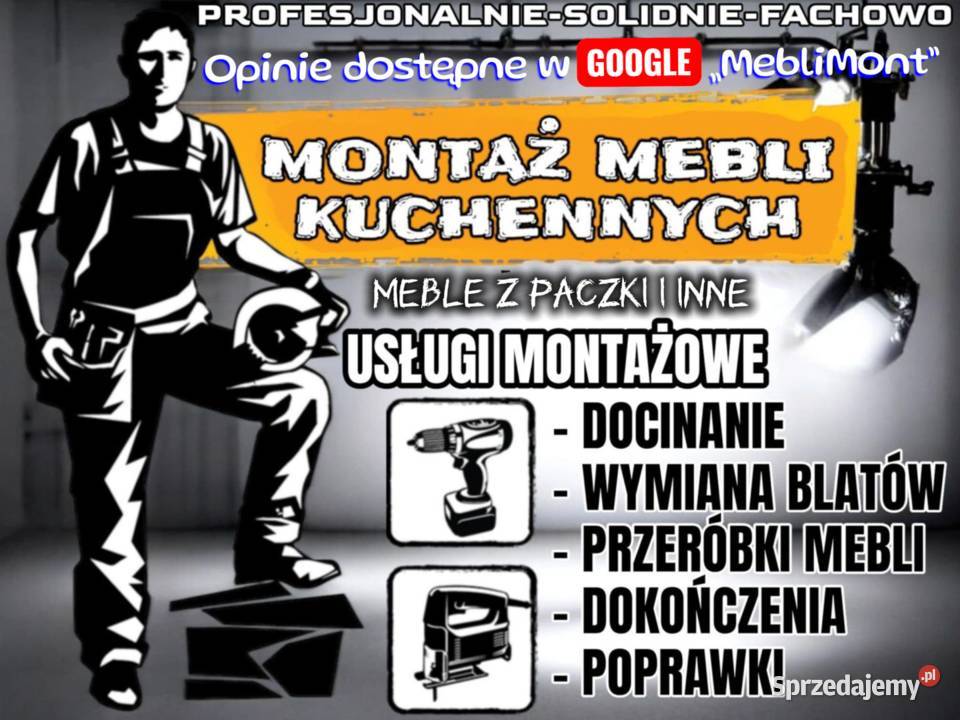 Montaż Składanie Skręcanie mebli
