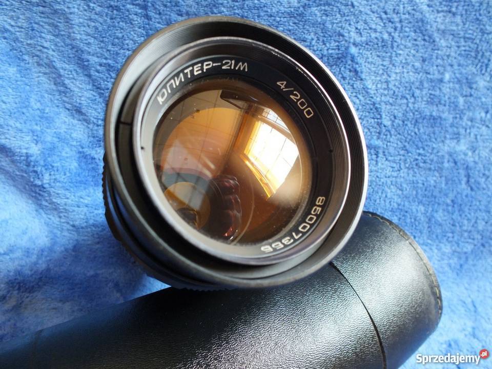 Obiektyw Teleobiektyw Jupiter 21M 4200 pokrowiec Żary