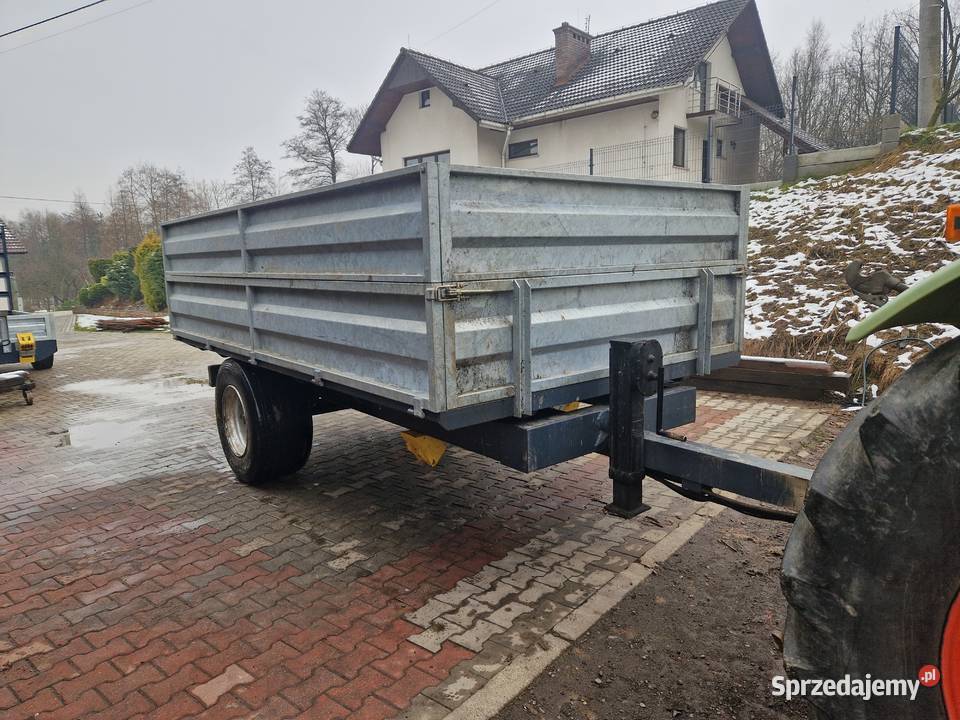 Przyczepa jednoosiowa wywrotka nieuszkodzony sprzedam