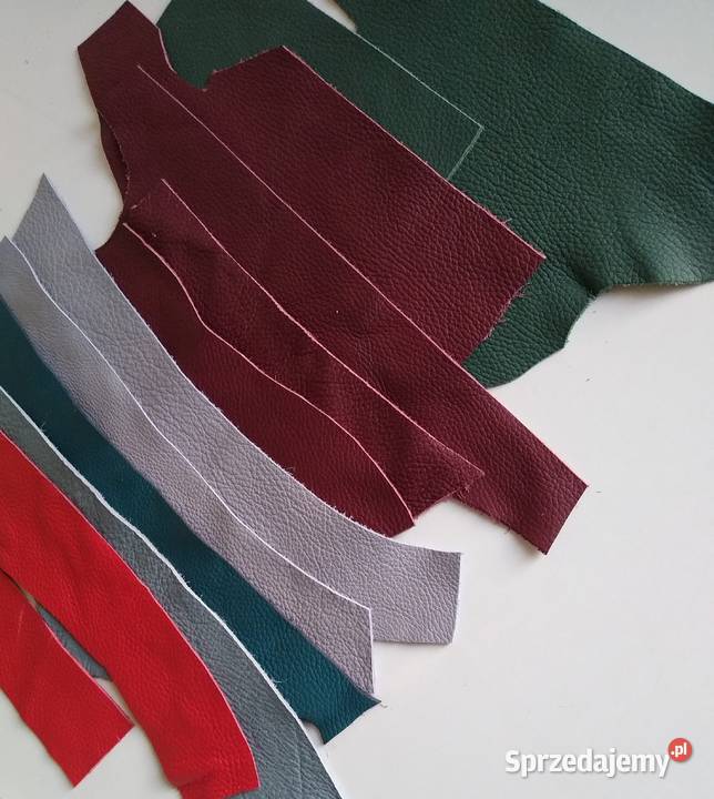 Skóra 313 g Licowa Włoska średnie i małe kawałki pomorskie Gdańsk