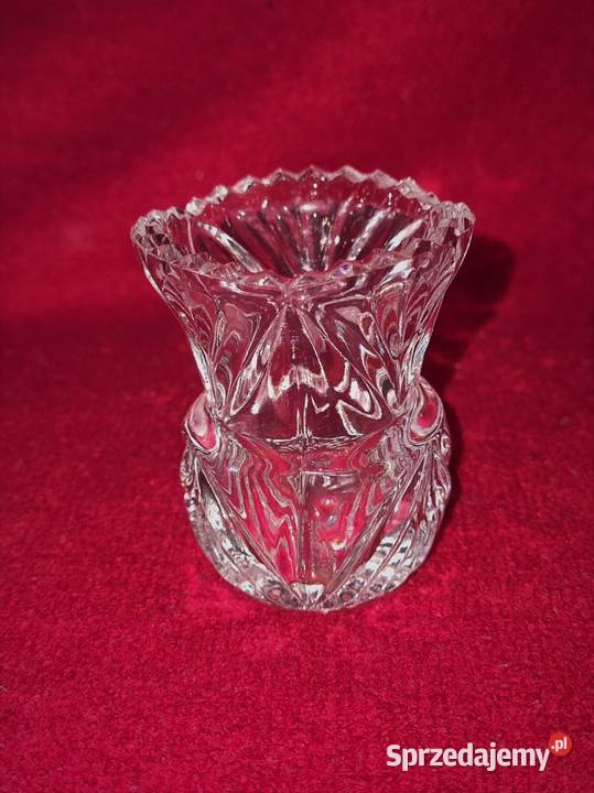 Maleńki szklany wazonik wykałacznik Warszawa