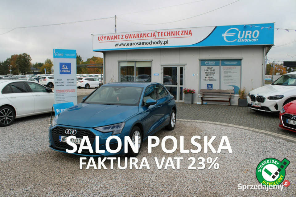 Audi A3 Sportback Comfort Salon Polska Gwarancja ogranicznik prędkości mazowieckie