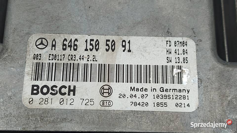 MERCEDES C W203 22 CDI komputer sterownik świętokrzyskie Kielce