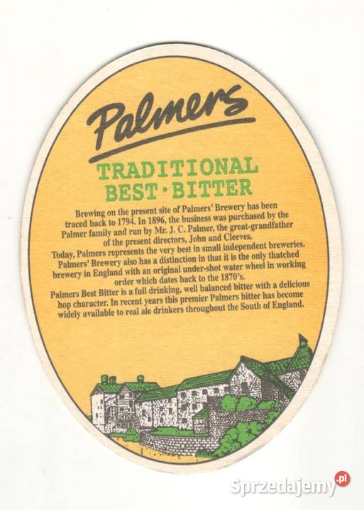 Palmers podstawka do piwa 1 śląskie Gliwice